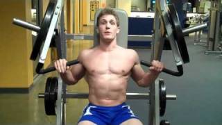 How To Incline Chest Press Hammer Strength [upl. by Helbonia]