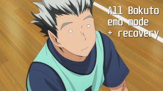 ALL OF BOKUTOS EMO MODE RECOVERY Haikyuu [upl. by Pierce]