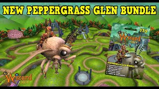 Wizard101  NEW PEPPERGRASS GLEN BUNDLE [upl. by Eveleen]