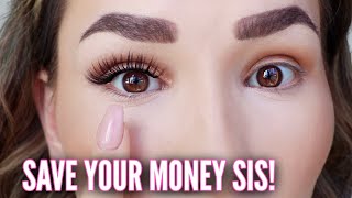 DIY Permanent Eyelash Extensions That ANYONE CAN DO 👀 [upl. by Ursa]