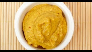 Simple Mustard SauceHomemade yellow mustard sauce RUBY KITCHEN [upl. by Odlanra]