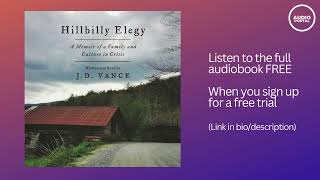 Hillbilly Elegy Audiobook Summary J D Vance [upl. by Maryly]