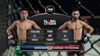 Giorgio Petrosyan vs Sorgraw  Full Fight Replay [upl. by Aara458]