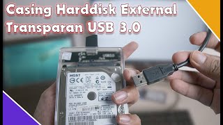 Casing Harddisk External Transparan USB 30 [upl. by Infield47]