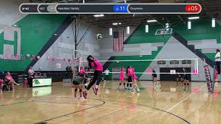 Heartland Varsity vs Cheyenne 20240917 Day 1 Match 1 1st Set [upl. by Willis780]