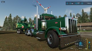 Fs22 New Map Forestry The Rainy Woods wood chips forestry containers [upl. by Nassi]