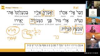 BaHaalotekha  Torah Portion Hebrew Study [upl. by Atiram724]