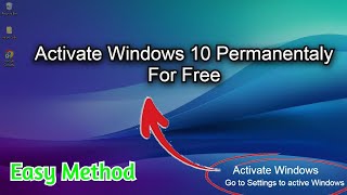 2024 Fix Activate Windows 10 Permanently for Free  Activate Windows 10 Pro for Free [upl. by Aivonas]