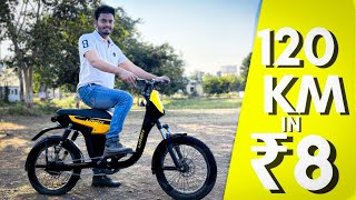 120 KM in ₹8  Motovolt EBike Pedal assisted electric electricbike ebike [upl. by Wimsatt848]