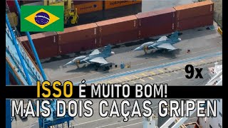 ÓTIMA NOTÍCIA Mais 2x CAÇAS GRIPEN devem chegar ao BRASIL até DEZEMBRO [upl. by Ophelie]