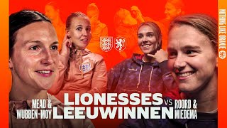 Leeuwinnen vs Lionesses quiz 🦁⚔️🦁  ROORD amp MIEDEMA X MEAD amp WUBBENMOY 🇳🇱🏴󠁧󠁢󠁥󠁮󠁧󠁿 [upl. by Eustace]