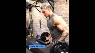 Ross DickersonBiceps workout [upl. by Nilhsa]