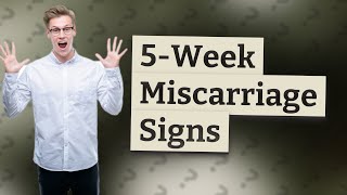 Would you notice a miscarriage at 5 weeks [upl. by Laise]