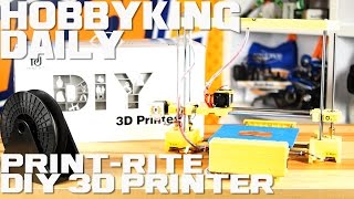 DIY 3D Printer  HobbyKing Daily [upl. by Nirahs545]