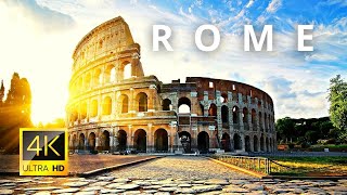 Rome Italy 🇮🇹 in 4K ULTRA HD 60 FPS Video by Drone [upl. by Kenlay141]