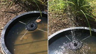 “fixing” SOLAR FOUNTAIN clogged orifice solatec [upl. by Ociredef]