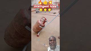 Gas cylinder Carry item and idea💡 ideas items metalfabrication trolley trending trendingshorts [upl. by Jamie]