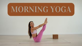 Morning Yoga Feel Good Flow  10 Minute Practice for Strength Focus and Concentrate [upl. by Marissa]