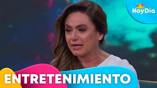 Penélope Menchaca se conmueve hasta las lágrimas al recordar a su padre  Hoy Día  Telemundo [upl. by Nylynnej]