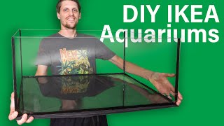 Making The Best and Easiest DIY Aquariums From IKEA [upl. by Hildegaard476]