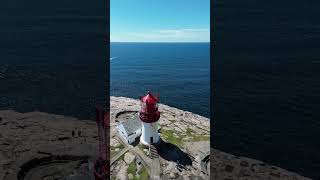 Lighthouse in Norway  The southern tip of Norway 🇳🇴 shorts lighthouse norway sørlandet fyp [upl. by Kenay]