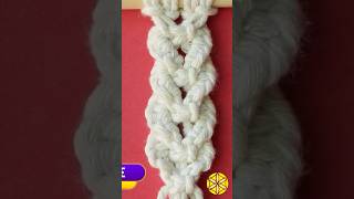 Tutorial👆de Macramê Padrão Trança macrame tutorialmacrame macramepassoapasso [upl. by Lisha]