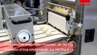 Koenig  Combi Line  Roll line  Kleingebäckanlage  Hot Dog [upl. by Richardson126]