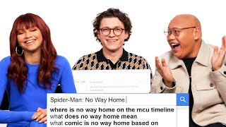 Tom Holland Zendaya amp Jacob Batalon Answer MORE of the Webs Most Searched Questions  WIRED [upl. by Nnaytsirk]