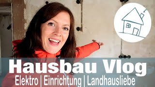 Bau VLOG  WIR ZIEHEN IN DEN WOHNWAGEN 📦  Elektro verlegen  Einrichtungsträume amp LANDHAUSSTIL [upl. by Hsital]