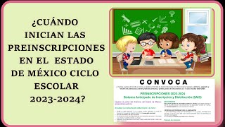 PREINSCRIPCIONES EN EDUCACIÓN BÁSICA CICLO ESCOLAR 20232024 [upl. by Ahsied]