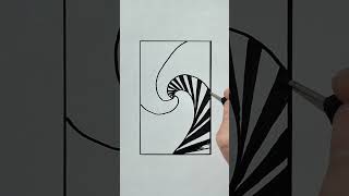 Optical illusion How to draw Very easy [upl. by Resneps]