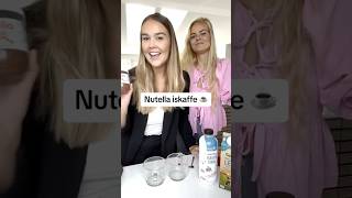 Lækreste Nutella iskaffe  Skal prøves 🤤☕️julieelgaard [upl. by Atiuqel147]