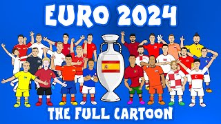 EURO 2024  The FULL Cartoon🏆 [upl. by Gerick]