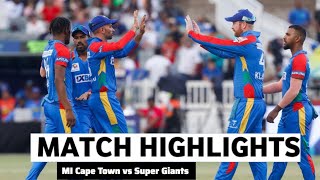 MI Cape Town Durbans Super Giants 2nd Match Highlights 2024  SA20 Highlights Today [upl. by Enicar]