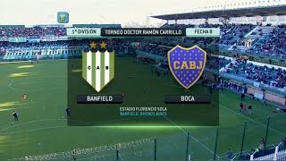 Fútbol en vivo Banfield  Boca Fecha 8 Torneo Primera División 2014 FPT [upl. by Adiuqram352]