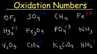 How To Calculate Oxidation Numbers  Basic Introduction [upl. by Bilbe]