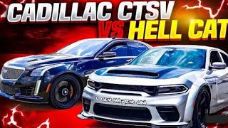 CTSV vs Hellcat Race 2 [upl. by Faline727]