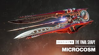 Microcosm Exotic Heavy Trace Rifle Preview  Destiny 2 The Final Shape [upl. by Perretta]