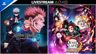 STREAM  Jujutsu Kaisen Cursed Clash  Demon Slayer Kimetsu no Yaiba The Hinokami Chronicles [upl. by Keffer]