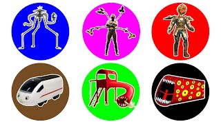 Spin Wheel Tripod Monster Drill Man Titan Fun Man Kereta Titipo Xing Xing Gorka Train Eater [upl. by Oremodlab]