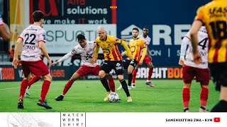 Speeldag 19 Zulte Waregem  KV Mechelen 20 [upl. by Vookles]