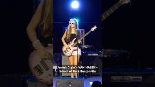 Jamies Cryin 😢 VAN HALEN  School of Rock Bentonville schoolofrock [upl. by Tilly]