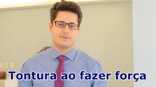 Por que sinto Tontura ao fazer força Dr Saulo Nader explica Fístula Perilinfática [upl. by Myca]