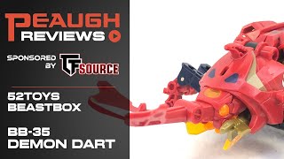 Video Review 52Toys BeastBox BB32 DEMON DART [upl. by Otila]