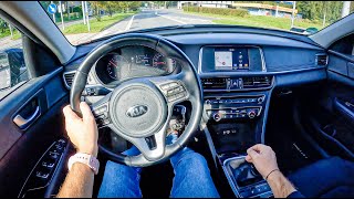 Kia Optima 20 163HP 0100 POV Test Drive 2137 Joe Black [upl. by Goldin]