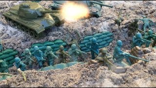 Army Men Attack the Trench  The General [upl. by Ahsirpac]