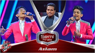 Aslam Roshan  Nilla Nagana නිල්ල නගන  Semi Finals [upl. by Annerb]