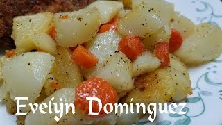 Papas y Zanahorias Salteadas con aderezo de ajo [upl. by Calabresi]