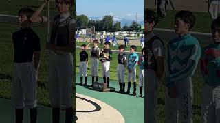 斉藤新騎手200勝表彰式 新潟競馬場106日 斉藤新 新潟競馬場 [upl. by Ancalin]