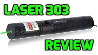 Laser 303 Green 532nm Burning Laser Pointer Review [upl. by Parry]